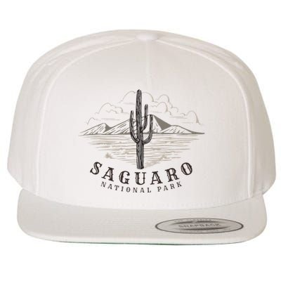Saguaro National Park Tucson Arizona Cactus Wool Snapback Cap