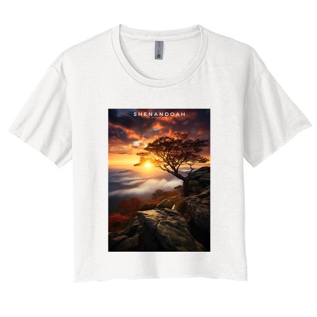 Shenandoah National Park Photographic Crop Top