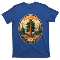 Sequoia National Park Tree Illustration Hiking T-Shirt