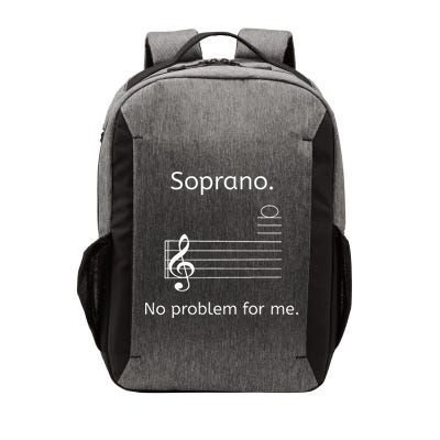 Soprano No Problem For Me Music Choir Singing Vector Backpack