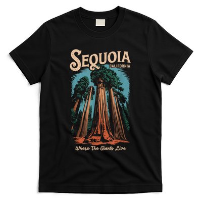 Sequoia National Park California Giant Tree Outdoors T-Shirt