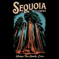 Sequoia National Park California Giant Tree Outdoors Flatbill Hat
