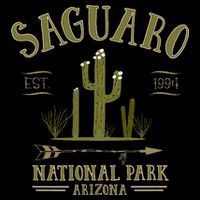 SAGUARO NATIONAL PARK ARIZONA Tourist Souvenir Gift Flatbill Hat