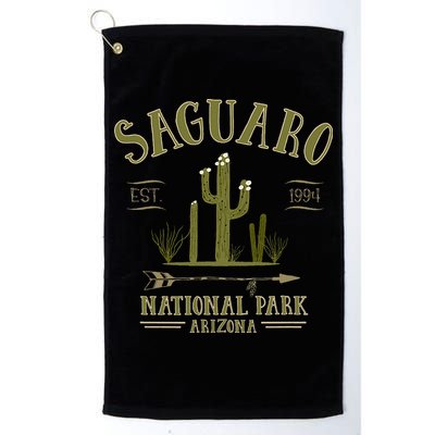 SAGUARO NATIONAL PARK ARIZONA Tourist Souvenir Gift Golf Towel