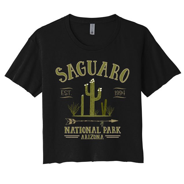 SAGUARO NATIONAL PARK ARIZONA Tourist Souvenir Gift Crop Top