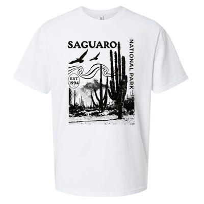 Saguaro National Park Arizona Desert Cactus Nature Outdoors Sueded Cloud Jersey T-Shirt