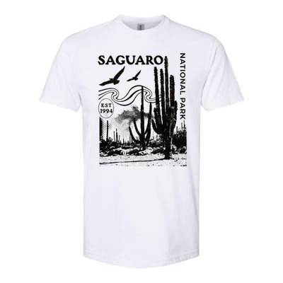 Saguaro National Park Arizona Desert Cactus Nature Outdoors Softstyle CVC T-Shirt