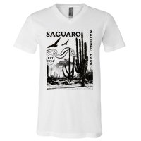 Saguaro National Park Arizona Desert Cactus Nature Outdoors V-Neck T-Shirt