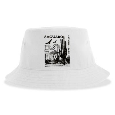 Saguaro National Park Arizona Desert Cactus Nature Outdoors Sustainable Bucket Hat