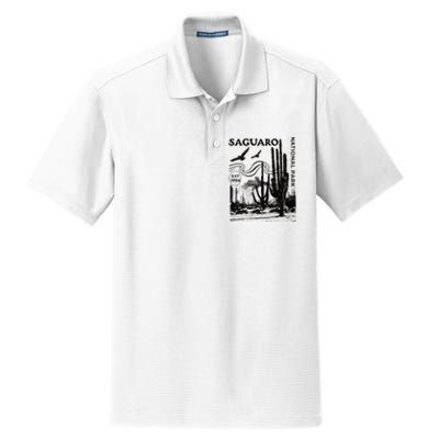 Saguaro National Park Arizona Desert Cactus Nature Outdoors Dry Zone Grid Polo