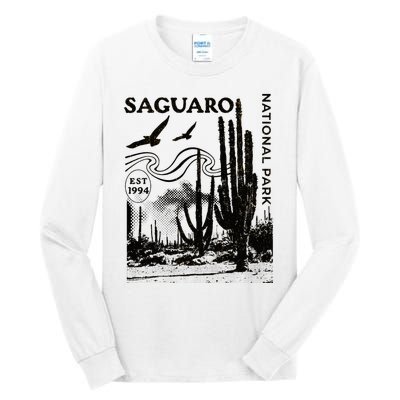 Saguaro National Park Arizona Desert Cactus Nature Outdoors Tall Long Sleeve T-Shirt