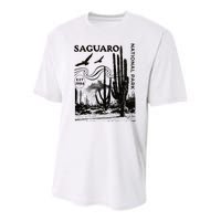 Saguaro National Park Arizona Desert Cactus Nature Outdoors Youth Performance Sprint T-Shirt