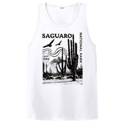 Saguaro National Park Arizona Desert Cactus Nature Outdoors PosiCharge Competitor Tank