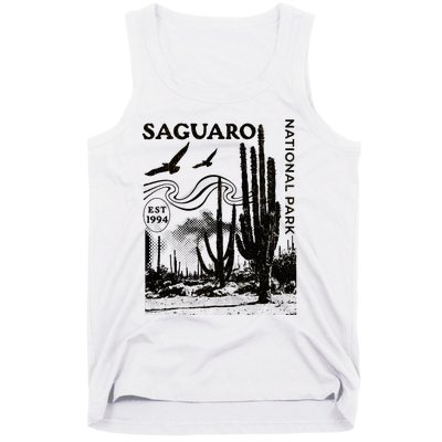 Saguaro National Park Arizona Desert Cactus Nature Outdoors Tank Top