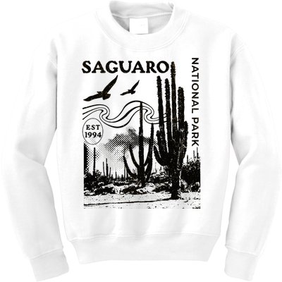 Saguaro National Park Arizona Desert Cactus Nature Outdoors Kids Sweatshirt