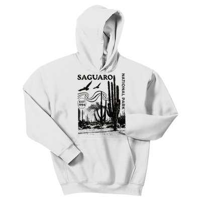 Saguaro National Park Arizona Desert Cactus Nature Outdoors Kids Hoodie