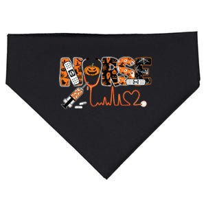 Spooky Nurse Pumpkin Halloween Costume Rn Cna USA-Made Doggie Bandana