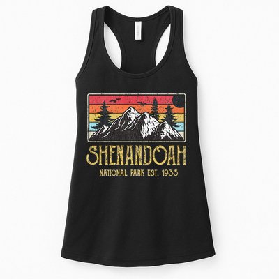 Shenandoah National Park Vintage Mountain Virginia Vacation Womens Tank Top