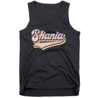 Shania Name Personalized Vintage Retro Gift Men Women Tank Top