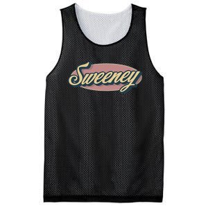 Sweeney Name Personalized Mesh Reversible Basketball Jersey Tank