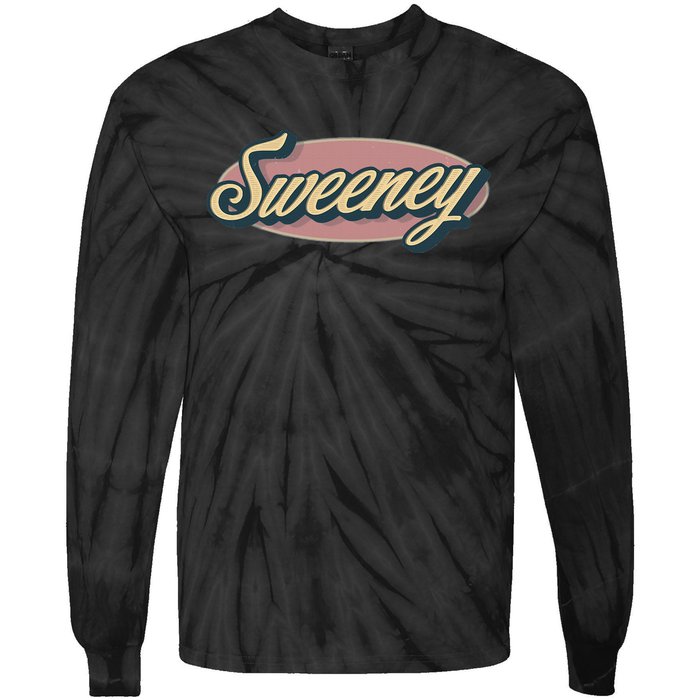 Sweeney Name Personalized Tie-Dye Long Sleeve Shirt