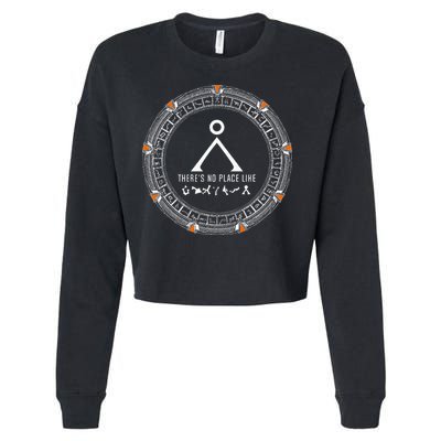 Stargate No Place Like Home Gate Cropped Pullover Crew