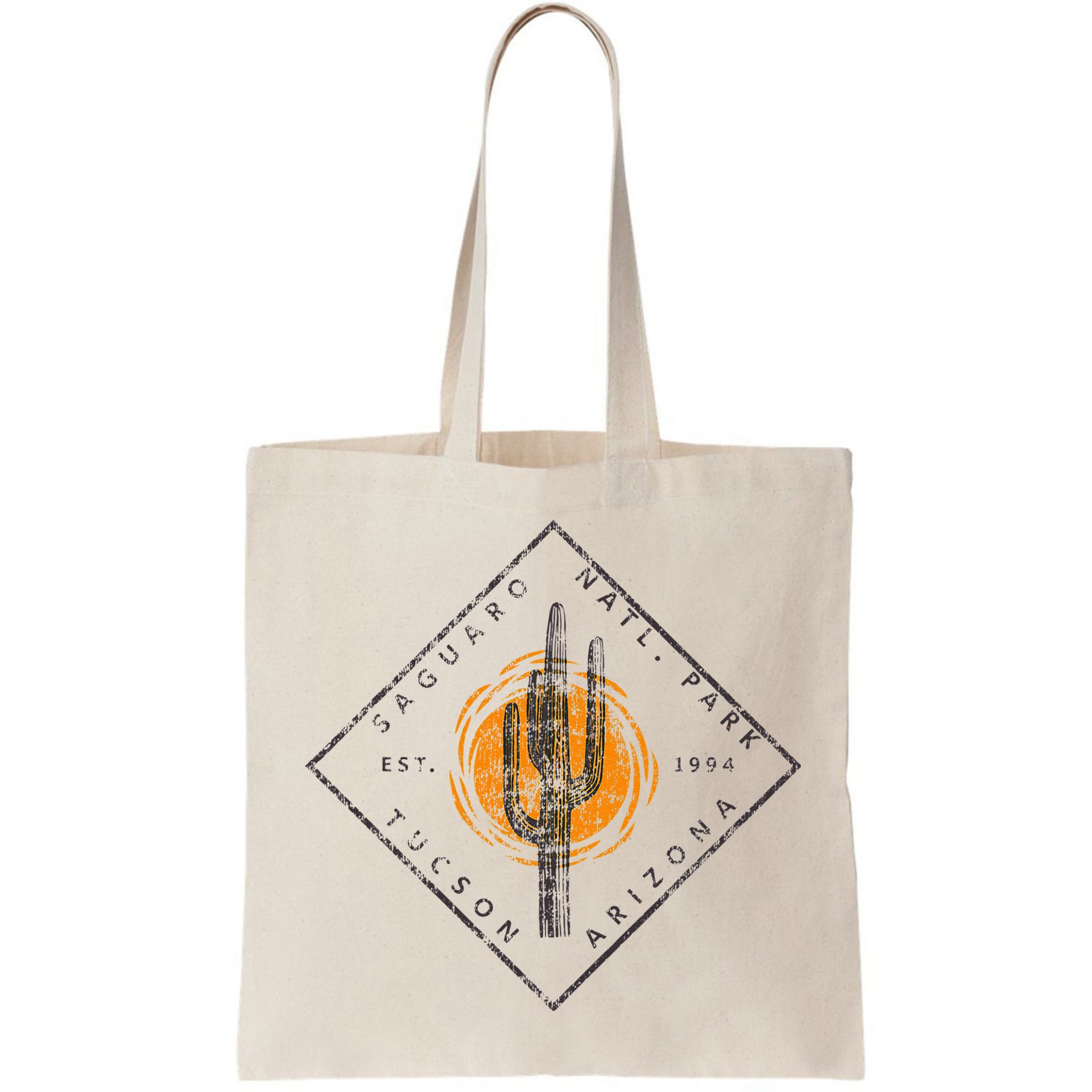 Saguaro National Park Tucson Arizona Cactus Art Vintage Bag