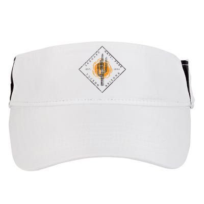 Saguaro National Park Tucson Arizona Cactus Art Vintage Adult Drive Performance Visor