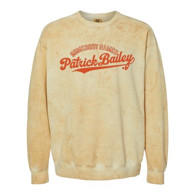 Somebody Named Patrick Bailey Colorblast Crewneck Sweatshirt