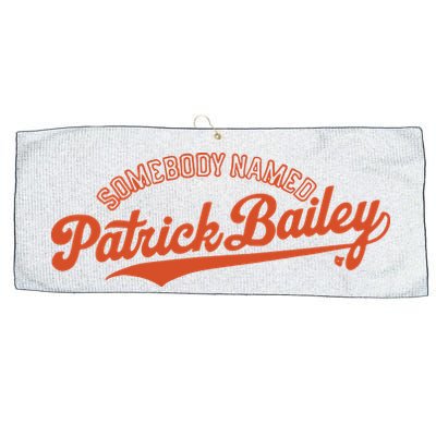 Somebody Named Patrick Bailey Large Microfiber Waffle Golf Towel