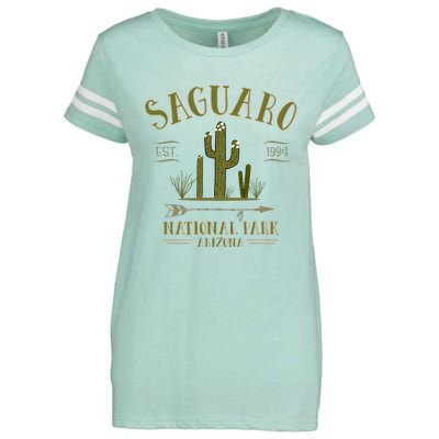 Saguaro National Park Arizona Tourist Souvenir Enza Ladies Jersey Football T-Shirt