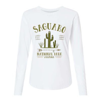 Saguaro National Park Arizona Tourist Souvenir Womens Cotton Relaxed Long Sleeve T-Shirt