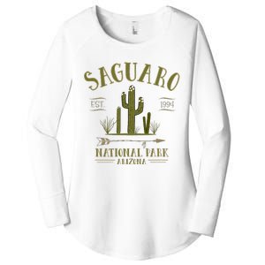 Saguaro National Park Arizona Tourist Souvenir Women's Perfect Tri Tunic Long Sleeve Shirt