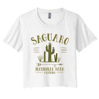 Saguaro National Park Arizona Tourist Souvenir Women's Crop Top Tee