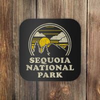 Sequoia National Park California Ca Vintage Hiking Coaster