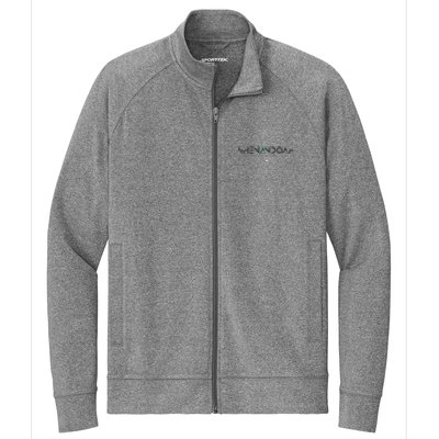 Shenandoah National Park Virginia Tonal Retro Vintage Stretch Full-Zip Cadet Jacket