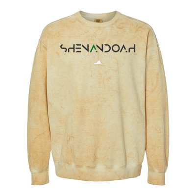 Shenandoah National Park Virginia Tonal Retro Vintage Colorblast Crewneck Sweatshirt