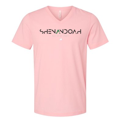 Shenandoah National Park Virginia Tonal Retro Vintage V-Neck T-Shirt