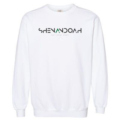 Shenandoah National Park Virginia Tonal Retro Vintage Garment-Dyed Sweatshirt