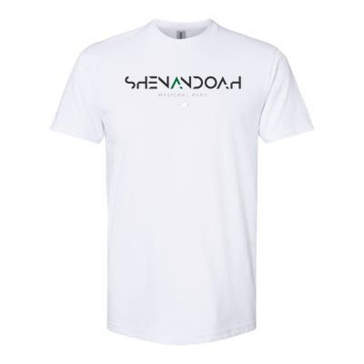 Shenandoah National Park Virginia Tonal Retro Vintage Softstyle CVC T-Shirt