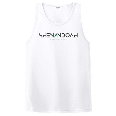 Shenandoah National Park Virginia Tonal Retro Vintage PosiCharge Competitor Tank