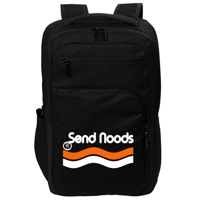Sen Noods Retro Wave Logo Impact Tech Backpack