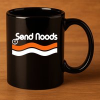 Sen Noods Retro Wave Logo 11oz C Handle Ceramic Mug