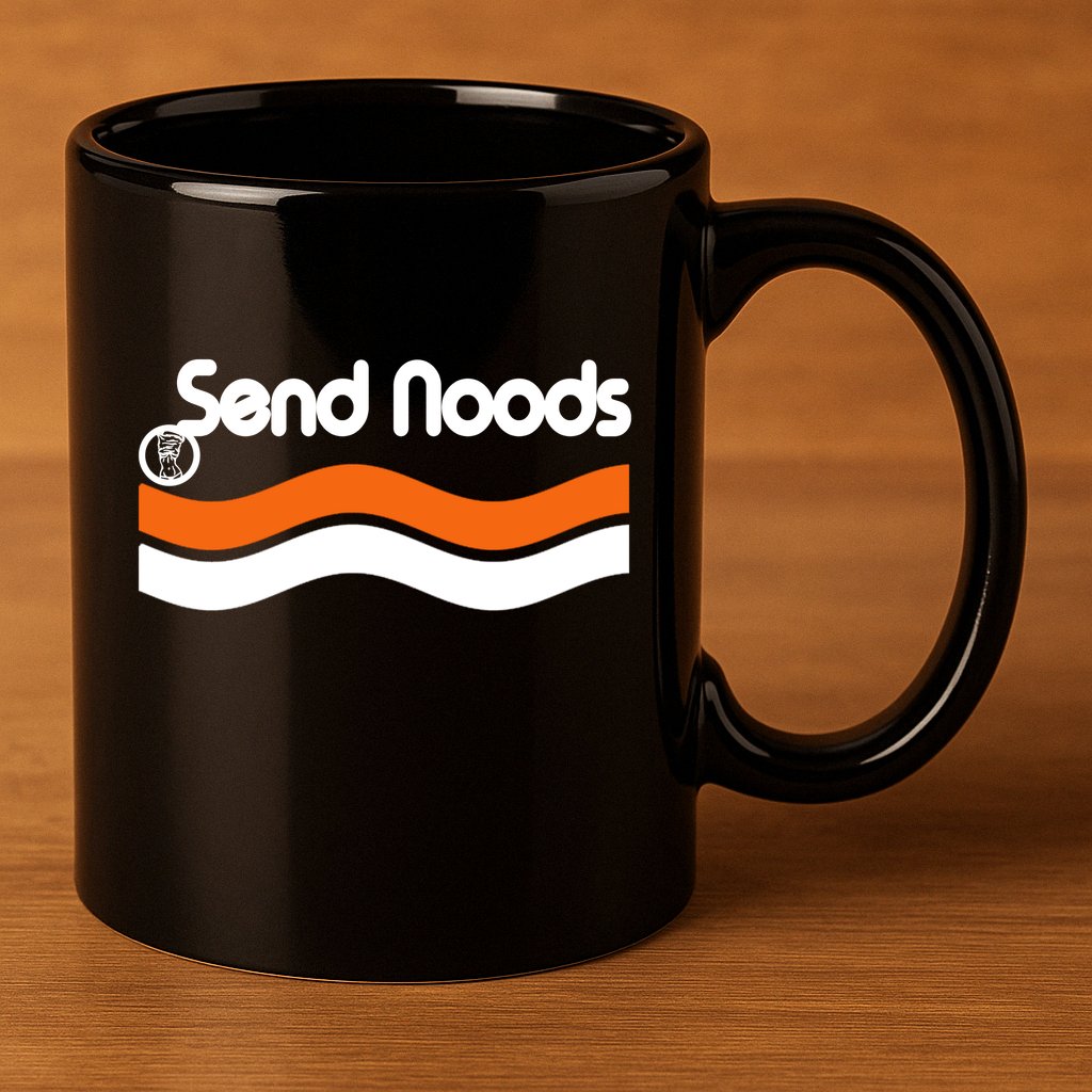 Sen Noods Retro Wave Logo 11oz C Handle Ceramic Mug