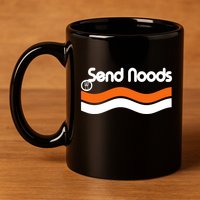 Sen Noods Retro Wave Logo 11oz C Handle Ceramic Mug