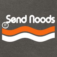 Sen Noods Retro Wave Logo Cotton Canvas Backpack