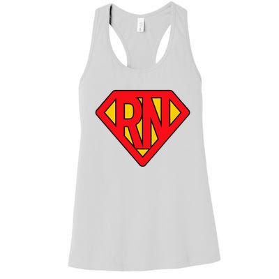 Super Nurse Rn Superhero Registered Women's Racerback Tank