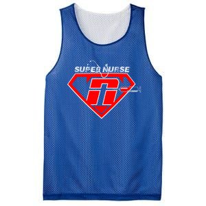 Super Nurse Rn Icu Cna Nurses Are Superheroes Nursing Power Cute Gift Mesh Reversible Basketball Jersey Tank