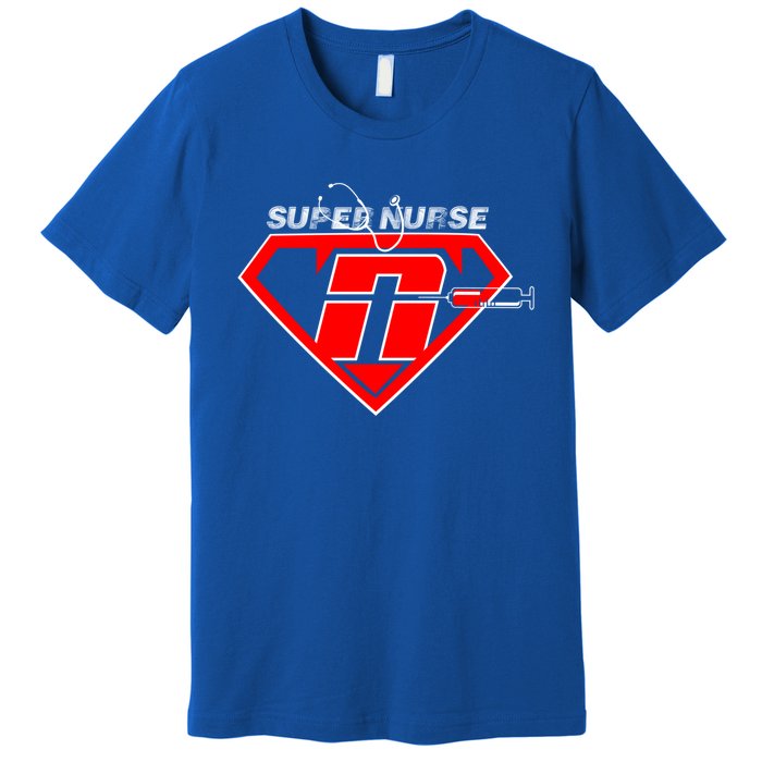 Super Nurse Rn Icu Cna Nurses Are Superheroes Nursing Power Cute Gift Premium T-Shirt