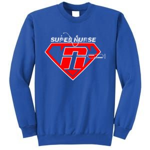 Super Nurse Rn Icu Cna Nurses Are Superheroes Nursing Power Cute Gift Tall Sweatshirt